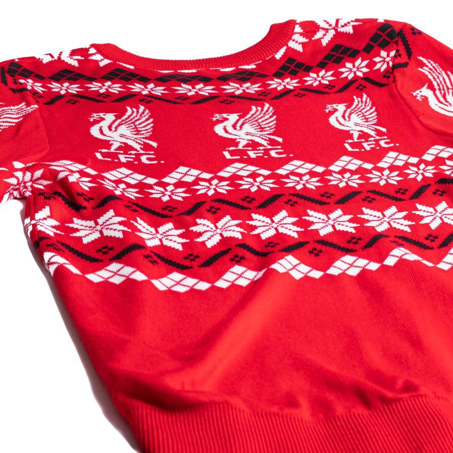 Liverpool Christmas Jumper Liverbird - Red/White - Men's-SoccerKits Hub | Buy Soccer Jerseys Online